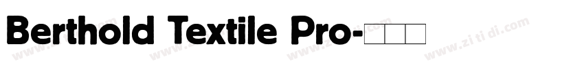 Berthold Textile Pro字体转换